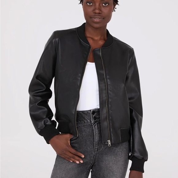 Suzy Shier leather bomber jacket - Picture 1 of 5